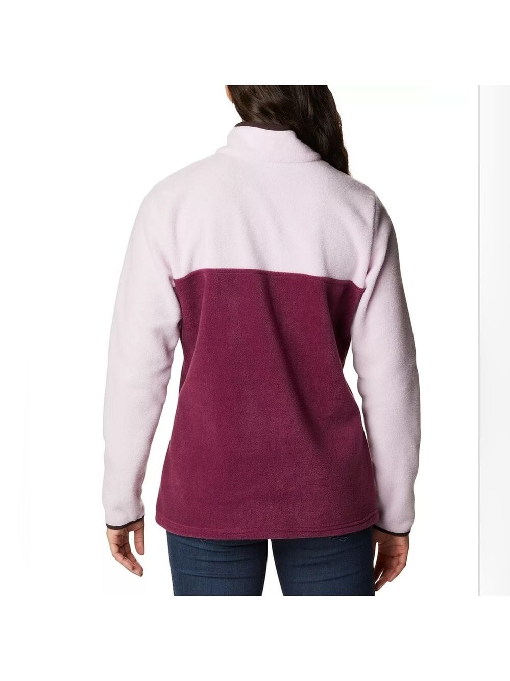COLUMBIA PLUS SIZE JACKET 3X BENTON SPRINGS MOCK-NECK IN COLOR MARION BERRY - Picture 2 of 5